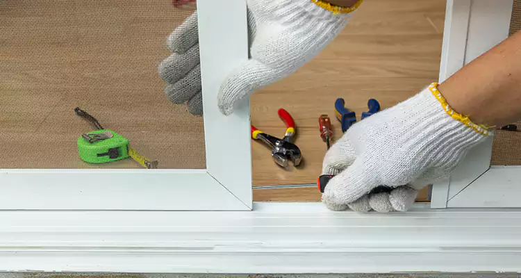 Sliding Glass Door Off Rails Repair in Jacksonville Beach, FL