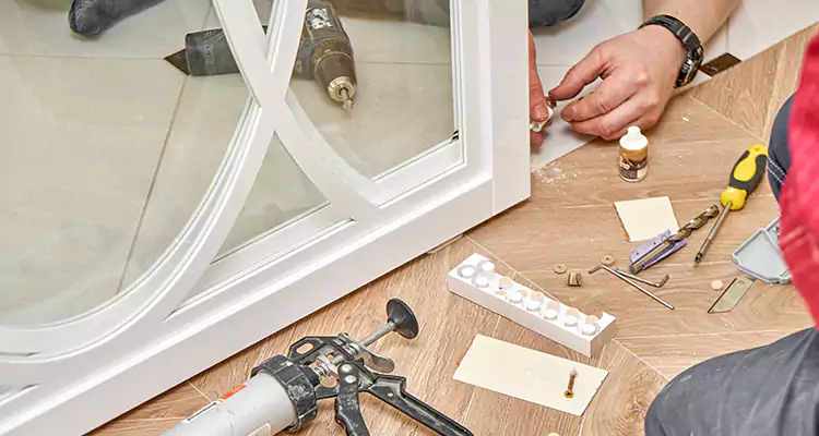 Interior Patio Door Casing Repair in Jacksonville Beach, FL
